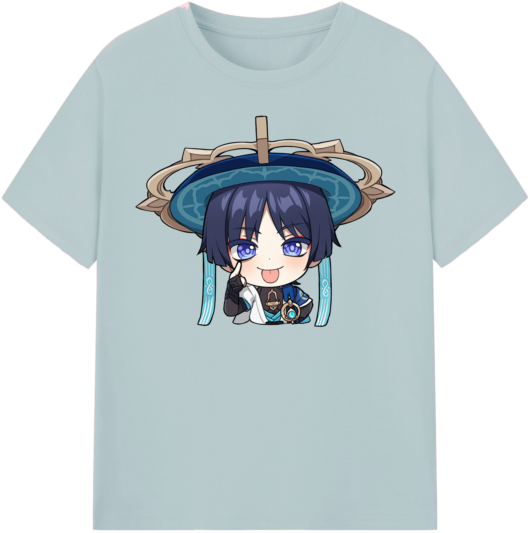 げんし神 さんペい genshin Sanpei 綿100％半袖Tシャツ（フロントプリント）